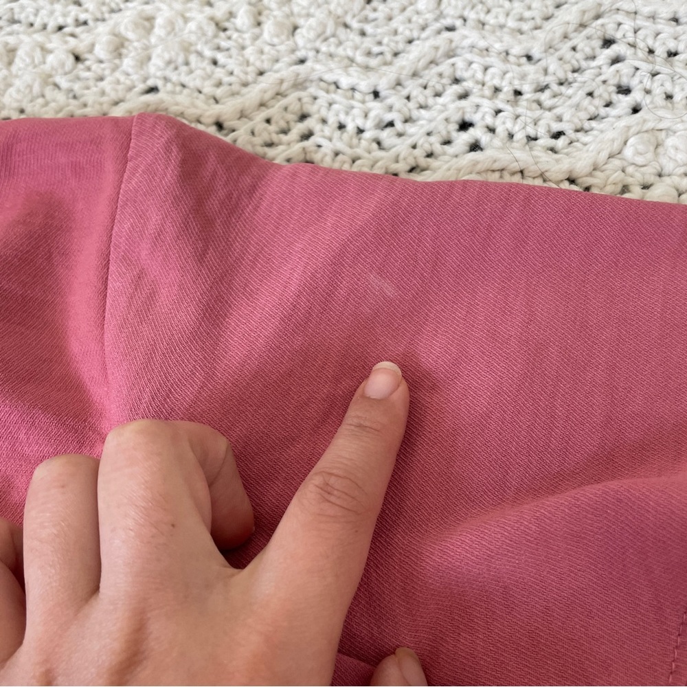 Topshop Peplum Button Down Flutter Short Sleeve B… - image 7